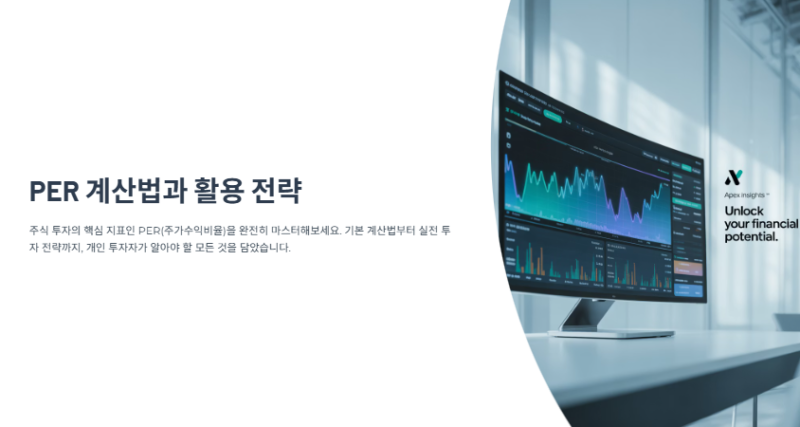 PER 계산법과 활용 전략 도움돼요! 이미지 1